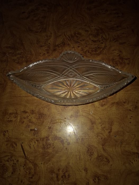 Советские  хрустальные лодочки