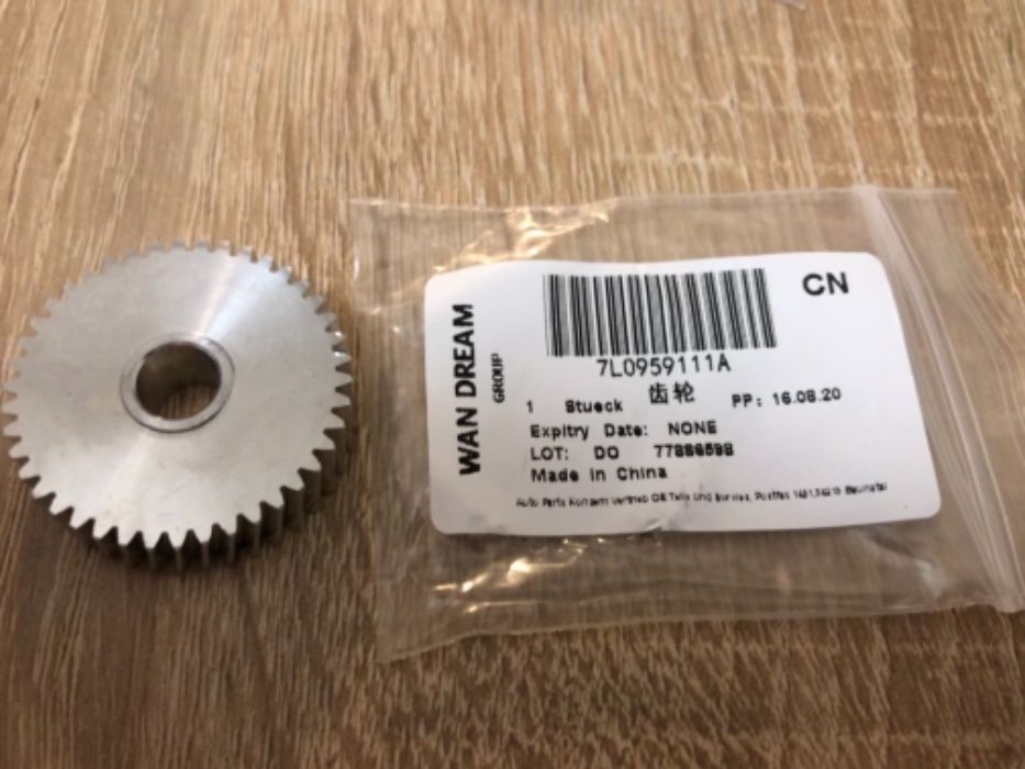 Kit reparație pinion/motoras aluminiu scaun reglare pe inaltime 42 dinti Audi, Vw, Touareg, Cayenne, NOI