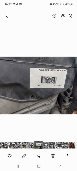 Motor renault 1.5 dci euro 6 si euro 5