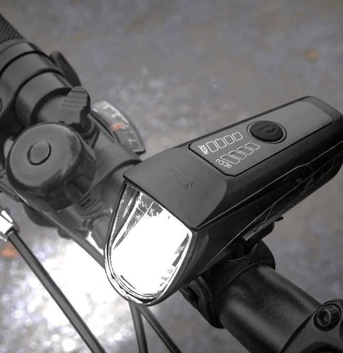 Lumini SET far stop bicicleta, trotineta scuter, noi sigilate Germania