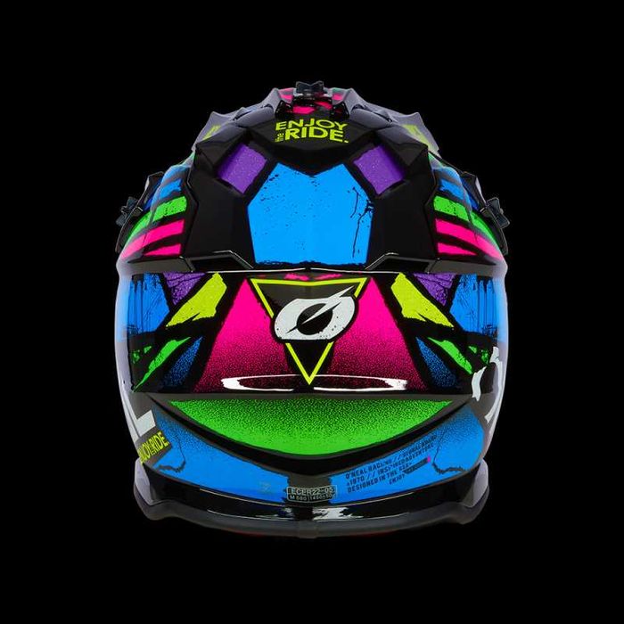 Мотокрос каска O'NEAL 2SERIES Glitch V.23 Multi Размери: S,M,L,XL,2XL
