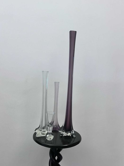 Set patru piese cristal MURANO Italia vechi bibelouri bibelou ieftine