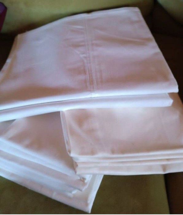 Белые простыни хлопок