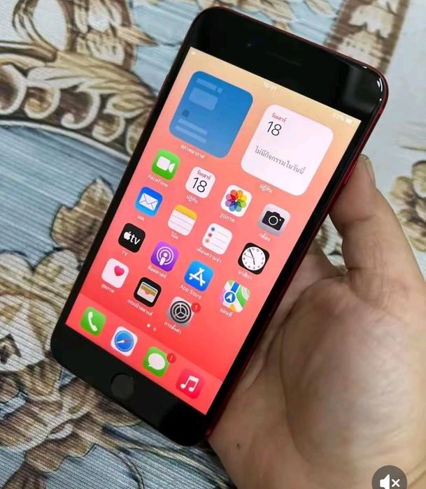 Red Iphone 8 plus