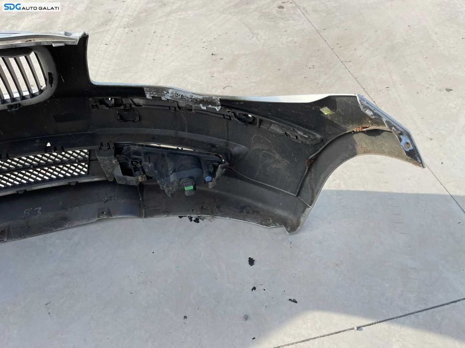 Bara Spoiler Fata Completa cu Grile si Proiectoare BMW Seria 1 E81 E87 LCI Facelift 2007 - 2011 Culoare Titansilber Cod 7185553 718555310 [Z0070]