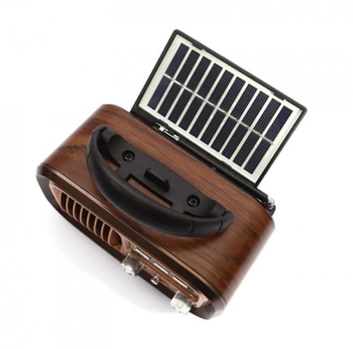 Ретро радио Golon RX-BT628S, Соларен панел, Bluetooth, MP3