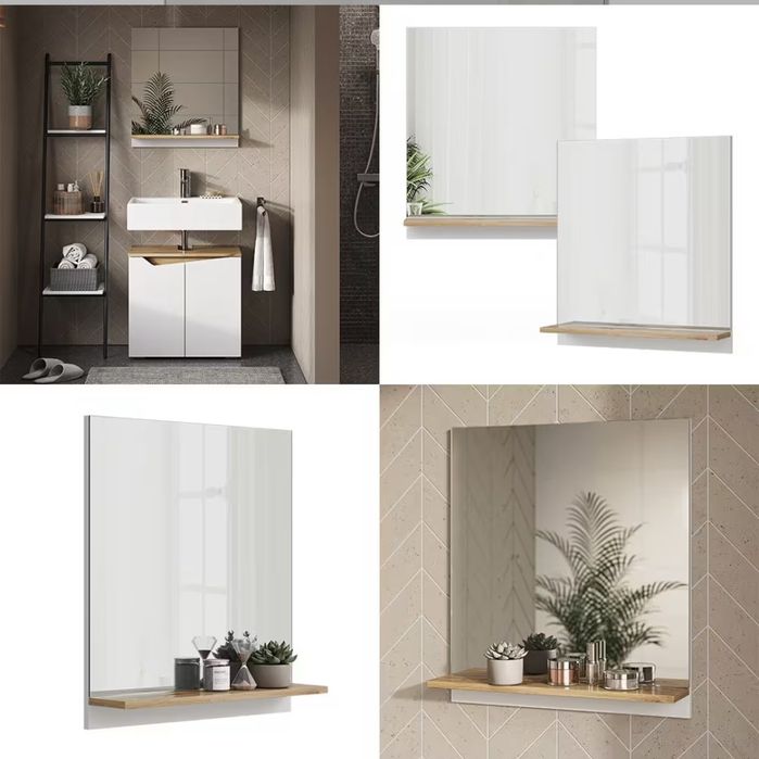 Огледало за баня с етажерка Vicco 5972