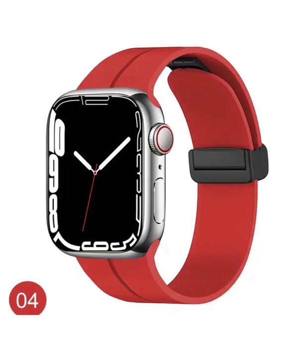 Curea Husa Silicon Magnetic Incarcator Ceas Apple Watch Iphone