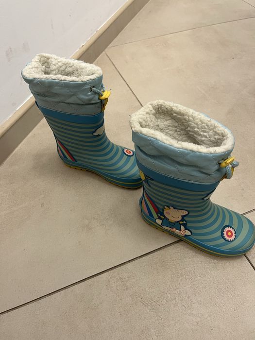 Детски гумени ботуши с вълнена вата. Next 26