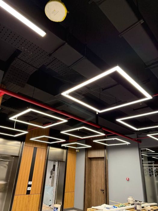 Ustanovka lyustra svitilniki galagen bra asvishenya zakaz  profil