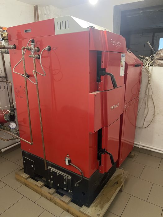 Centrala peleti si lemn 50 kw TKAN 2 RADIJATOR