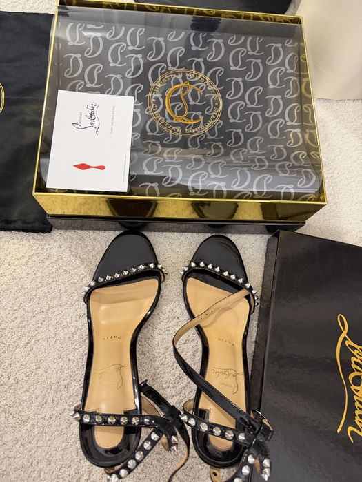 Christian Louboutin 39 So Me spike дамски сандали