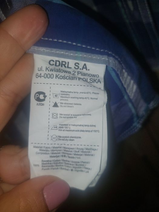 Camasa scoala 116-122 cm 6-7 ani