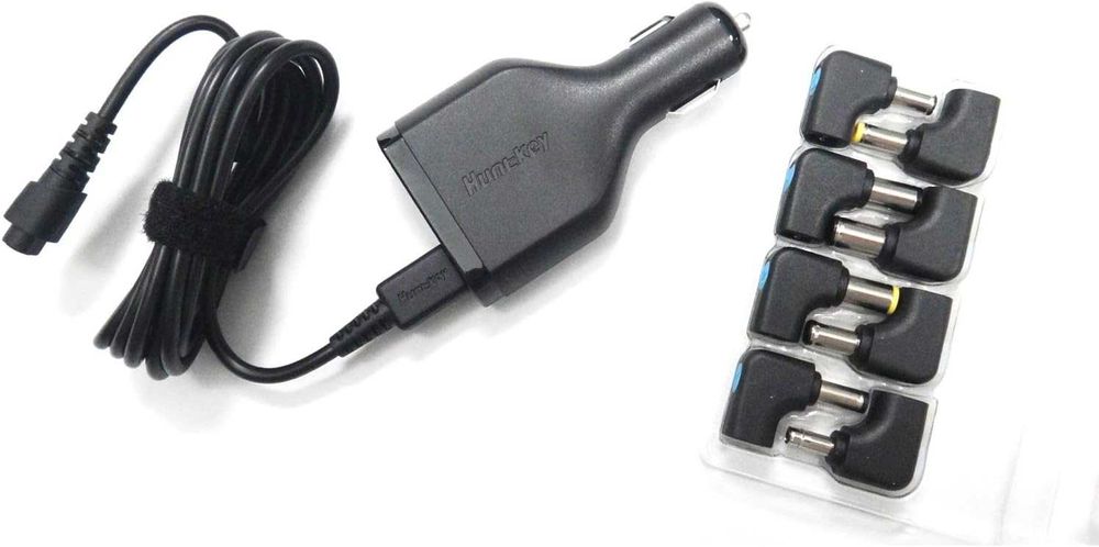 Зарядное устройство для ноутбука универсальное от прикуривателя Huntke