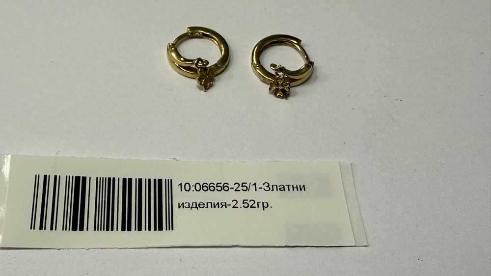 Златни обеци - 2.52гр. - 14К