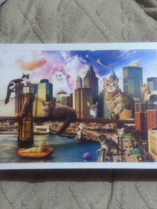 пазл детский с кошками