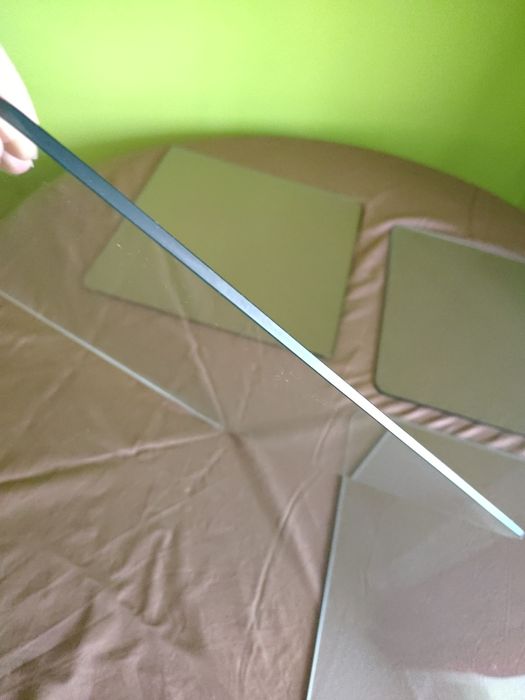 Sticle transparente 4 bucăți pătrate/ Oradea