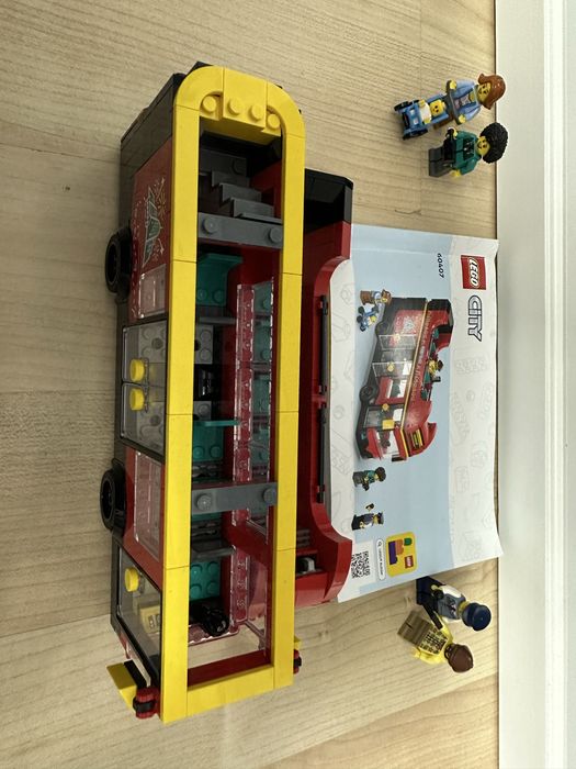 Lego City Autobuz turistic rosu cu etaj 60407