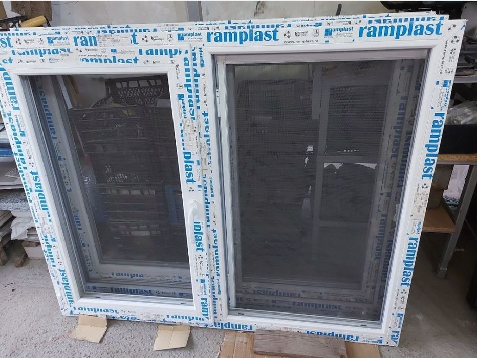 Vând trei ferestre noi PVC pret de producator, Geam termopan 4S x low-