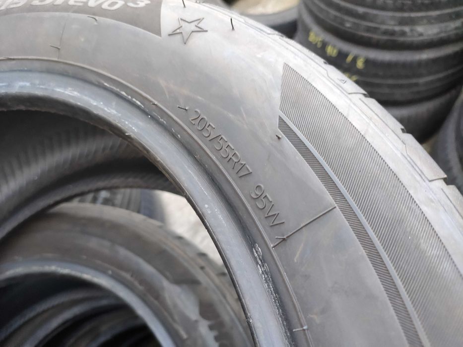 2бр Летни гуми 205 55 17 - Hankook - DOT 2024