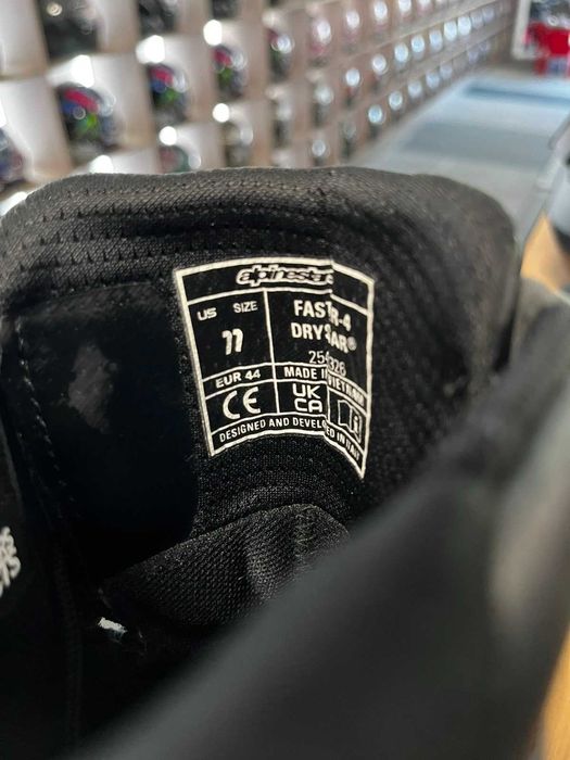 Мото боти обувки ботуши ALPINESTARS FASTER-4 Black Drystar,номер 44,като нови
