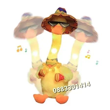 Танцуващо пате Музикално Говорещо Повтаря думи