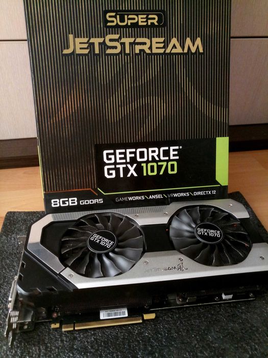 Видео карта Palit GeForce® GTX 1070 Super JetStream 8GB GDDR5