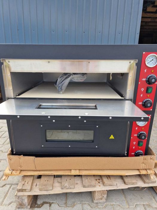 Cuptor profesional pizza electric dublu 4 cu 4,NOU