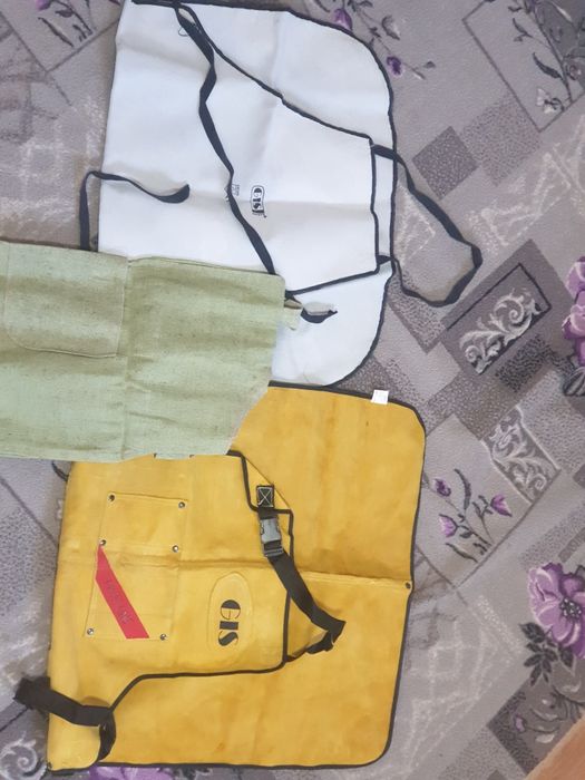 Перчатки,фартуки,очки разные