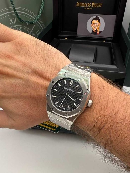 Audemars Piguet Royal Oak Silver / Black-BLue