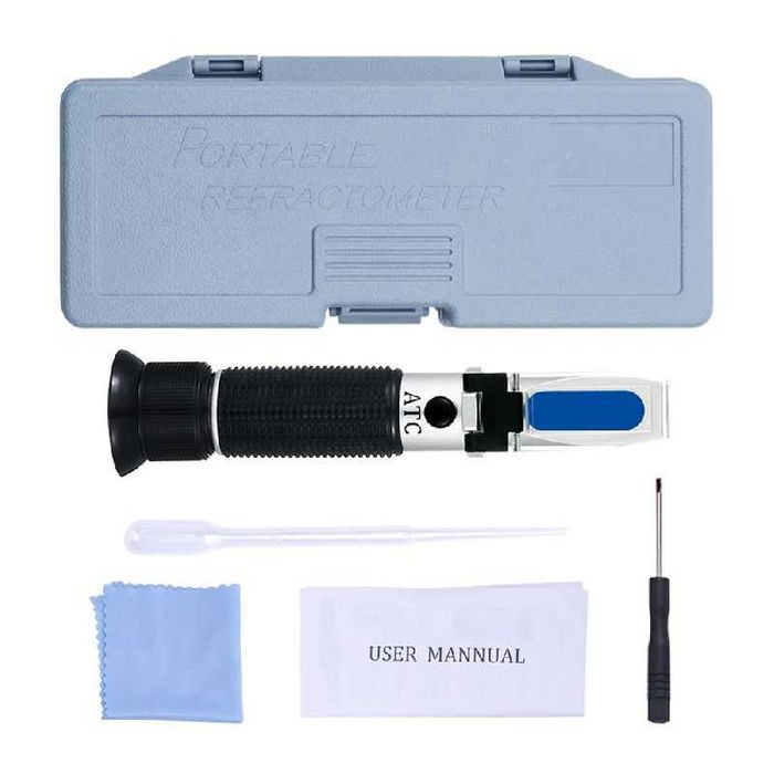 Рефрактометър 3в1 захар грозде вино захаромер гроздов сок