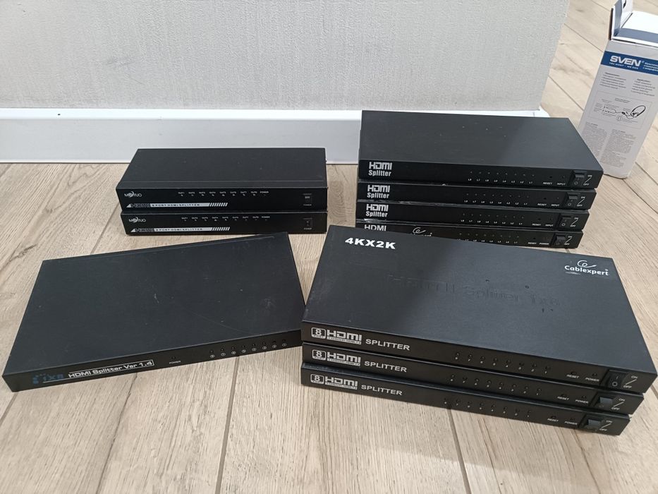 Продам 8 видеосплитер HDMi