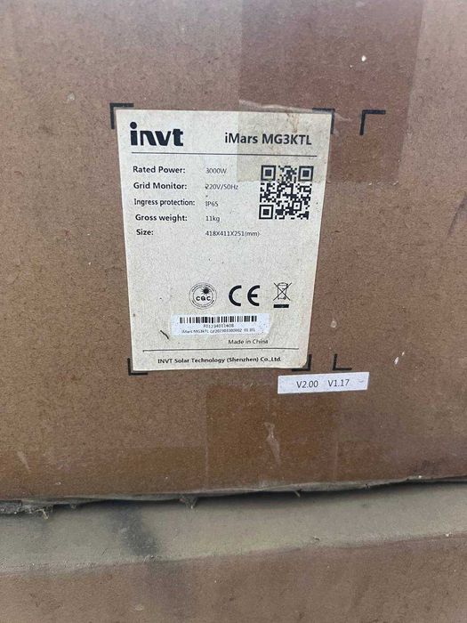 Inverter INVT 3-kw, 10-kw,40-kw. Sotiladi.