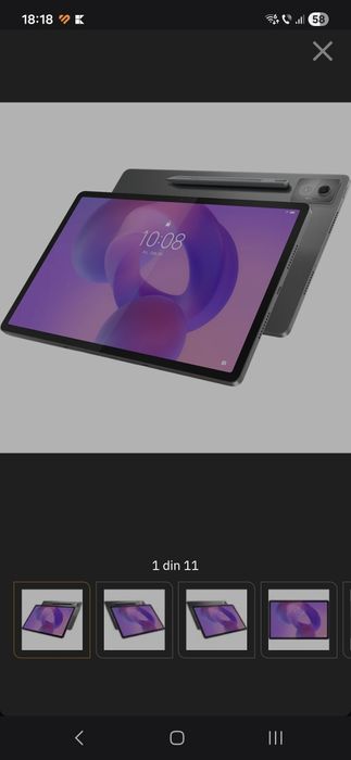 Tableta LENOVO  Tab P12, 12.7", 256GB, 8GB RAM, Wi-Fi, Storm Grey