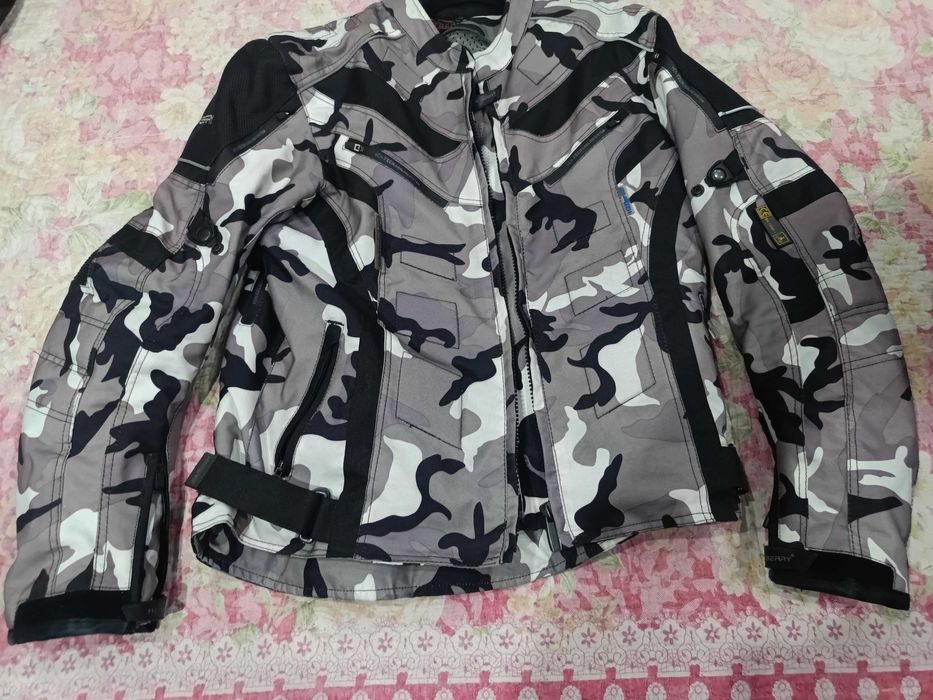 Geaca moto textil cordura model army urban full protect măsură 2xl-54