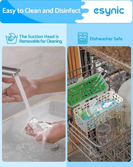 eSynic  Бебешки назален аспиратор, 9 нива на засмукване и LED светлина