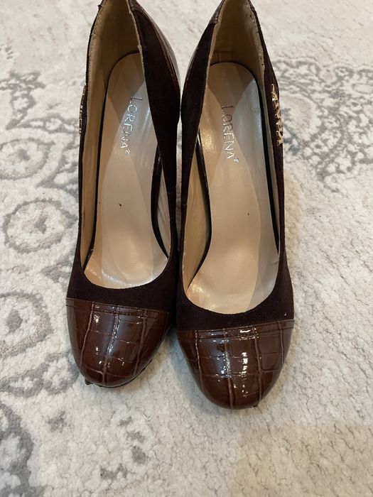 Туфли коричневые женские