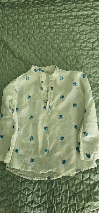 Луксозен комплект от лен за момче