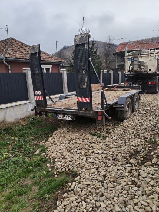 Trailer / platforma utilaje tandem 8,5to