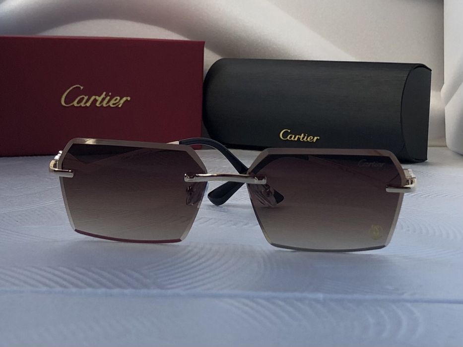 Мъжки дамски слънчеви очила с правоъгълни 3 цвята черни кафяви