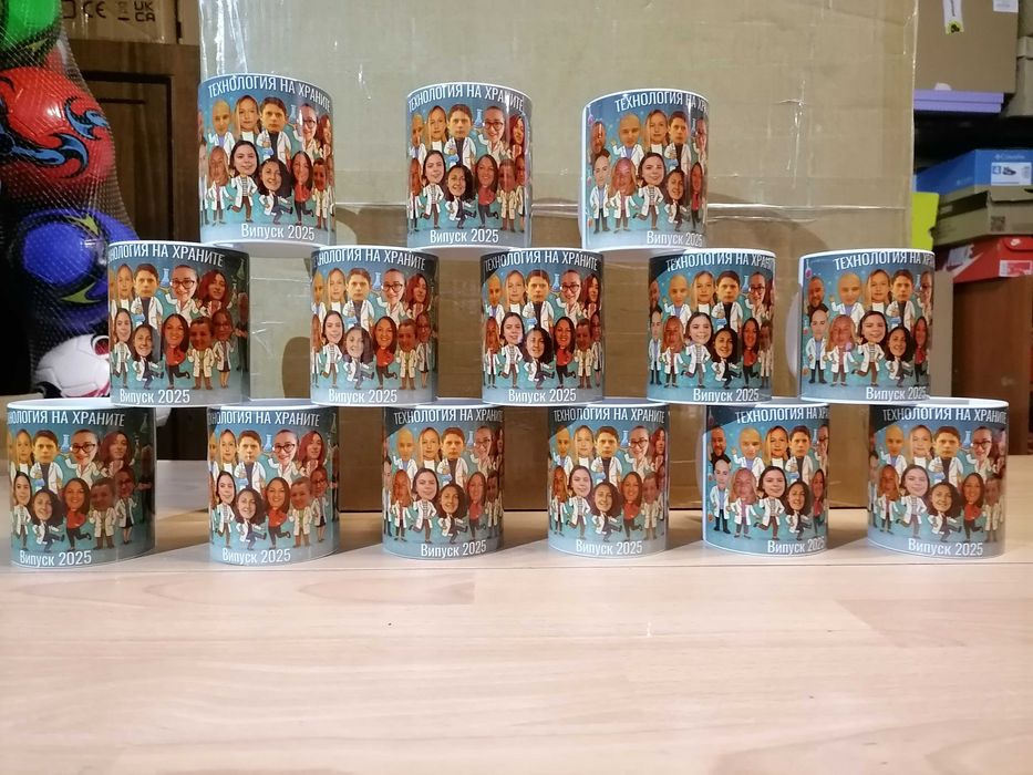 Чаша със снимка и надпис