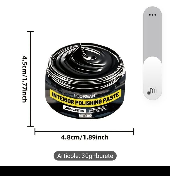 Crema restaurare plastic si cauciuc