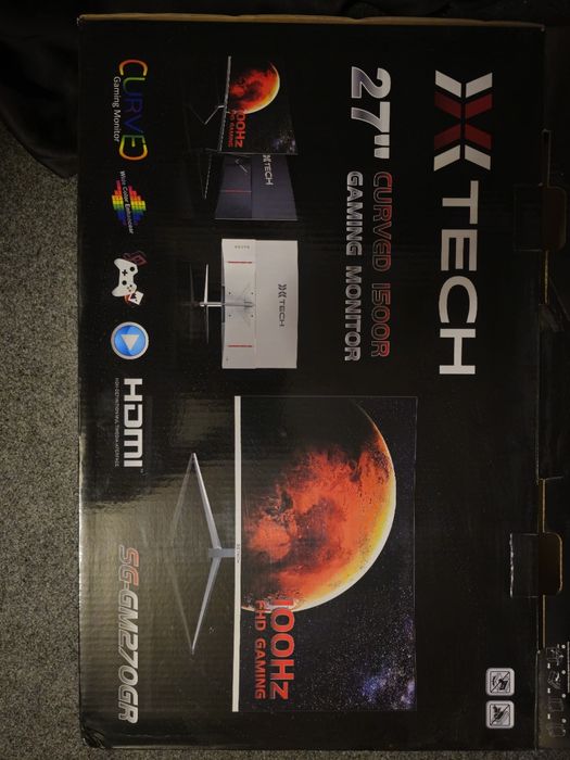 Изогнутый монитор Xtech SG-GM270GR 27" Black (100Hz / 1500R)