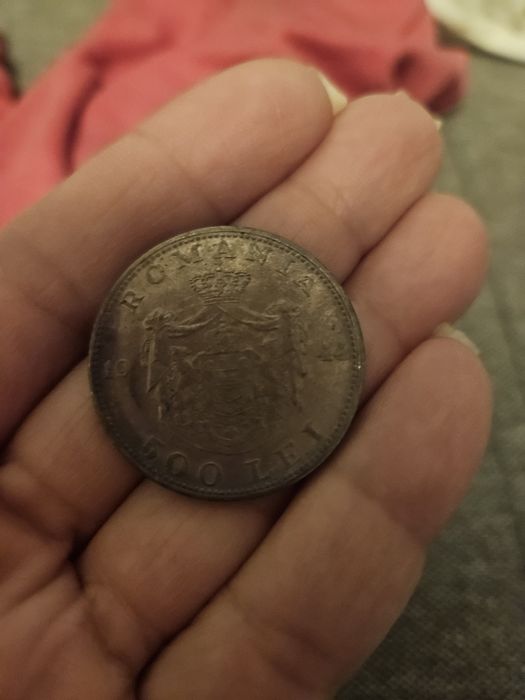 Moneda argint 500 lei 1944