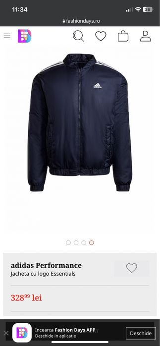 Geaca Adidas Performance barbati marimea M-L