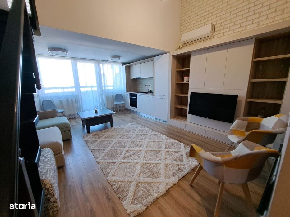 Apartament 2 camere tip penthouse 51 mp Tatarasi Cubis 450 euro