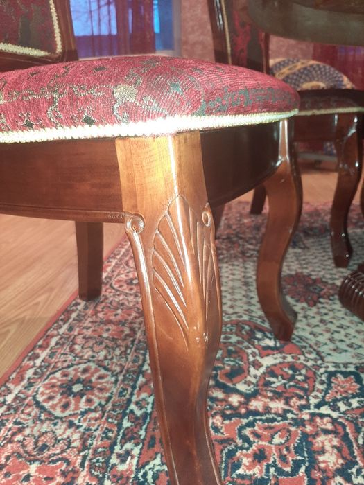 Стол круглый 6 стульев