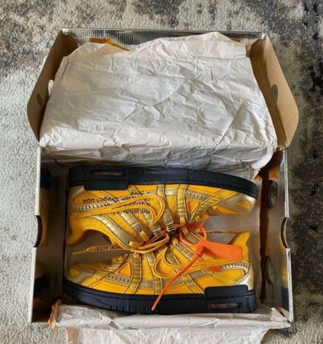 Nike Rubber Dunk Off-White University
Gold