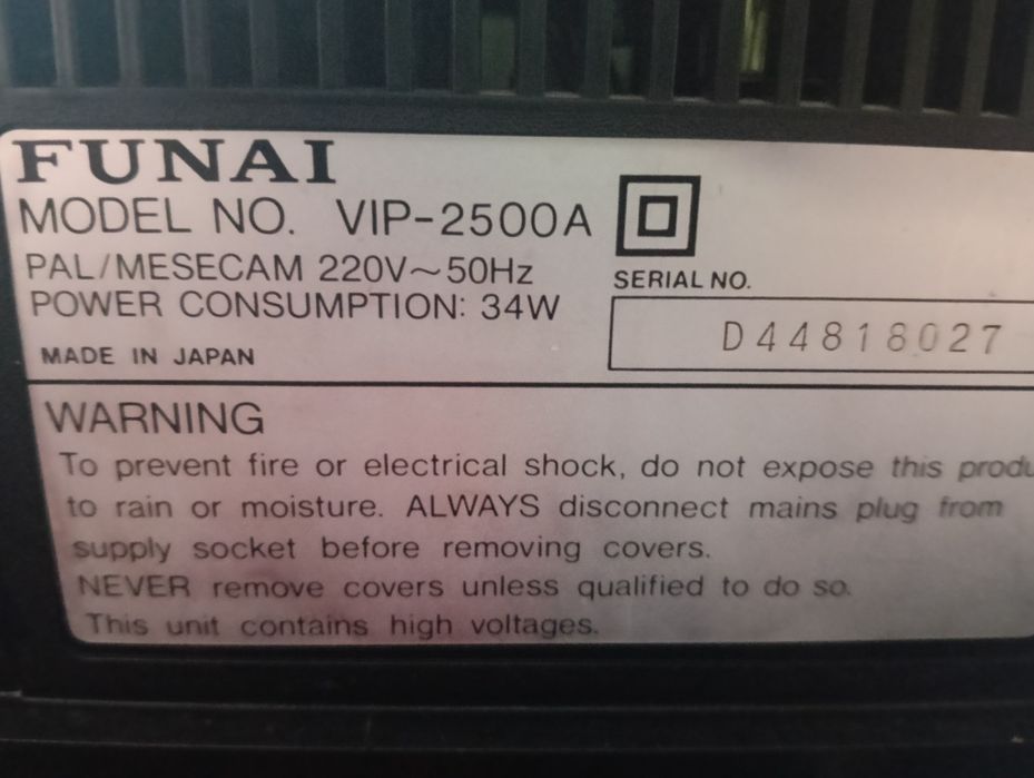 Video Funai made in japan