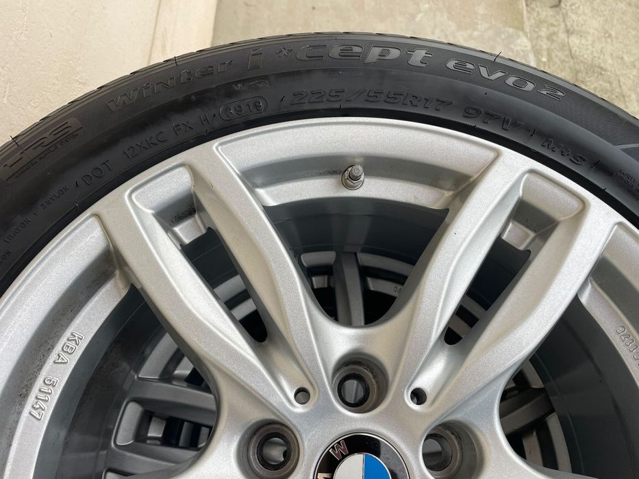 Jante 17 bmw seria 5 g30 , 5x112 , 7.5j et27 , 225 55 17 hankook iarna